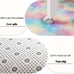 Soft Rugs for Girls Bedroom, 4x6 Feet Shaggy Fluffy Rainbow Area Rug