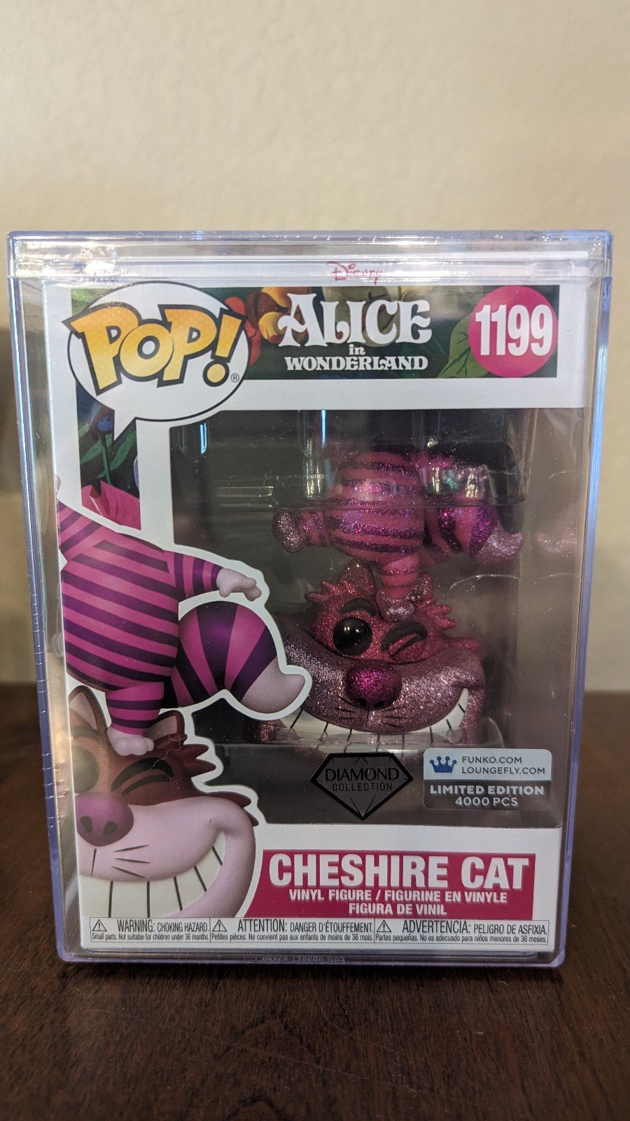Funko Pop! Cheshire Cat Diamond #1199 Alice In Wonderland Limited Edition New