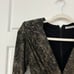 Alice + Olivia Diaz Dress Metallic Snakeskin