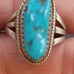 VTG NATIVE AMERICAN TURQUOISE RING. #A63