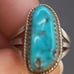 VTG NATIVE AMERICAN TURQUOISE RING. #A63
