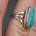 VTG NATIVE AMERICAN TURQUOISE RING. #A63