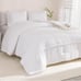 White queen size comforter set 3 piece boho pom pom