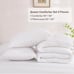 White queen size comforter set 3 piece boho pom pom