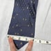 Donna Karen Blue and Yellow Geometric Silk Men's Necktie