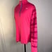 Nike DriFit Womens L Hot Pink 1/4th Zip Longsleeve Performance Athletic Pullover