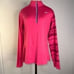 Nike DriFit Womens L Hot Pink 1/4th Zip Longsleeve Performance Athletic Pullover
