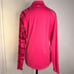 Nike DriFit Womens L Hot Pink 1/4th Zip Longsleeve Performance Athletic Pullover