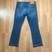 Vtg TRUE RELIGION Becca Blue Jeans & Floral Patches Mid Rise Bootcut Sz 24