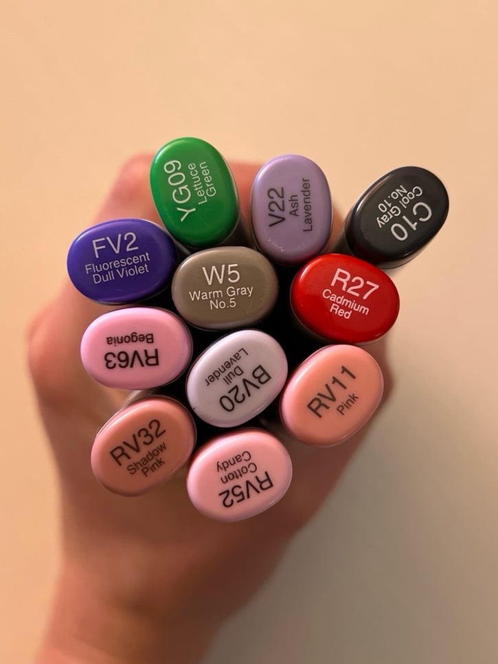 Reserved Copics for Gwen Powell