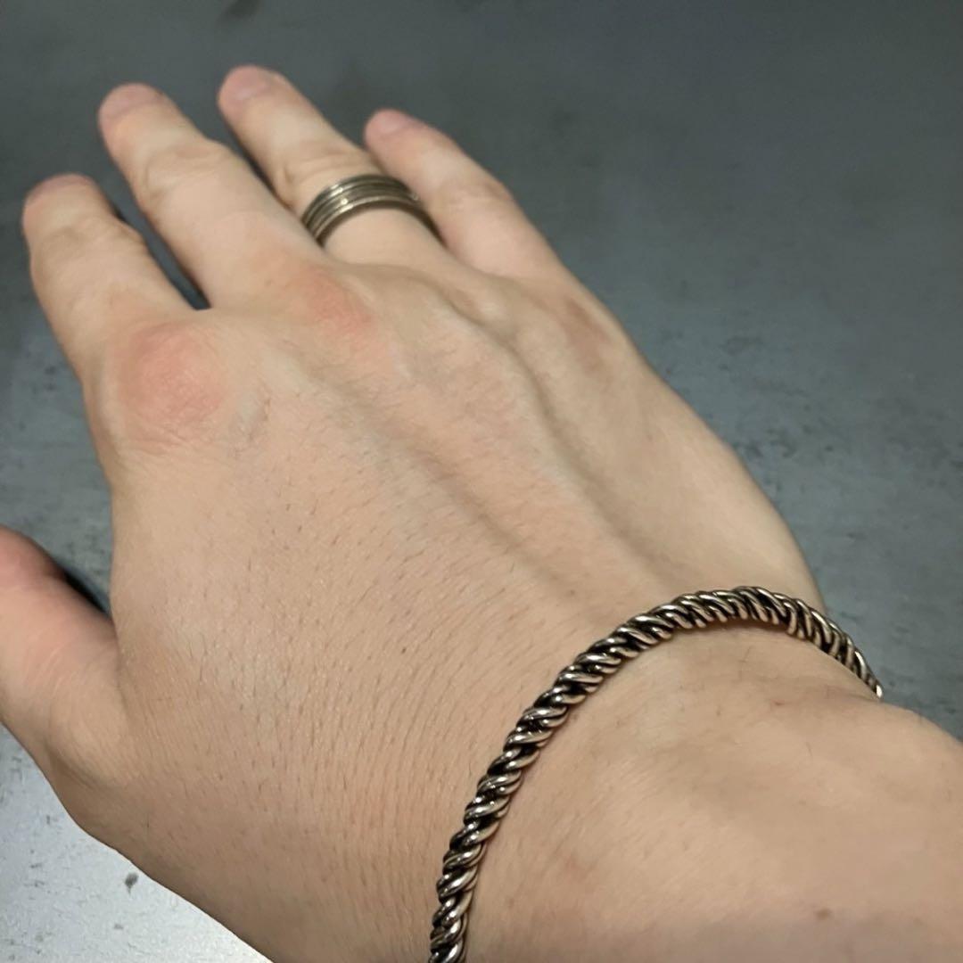 SILVER925 TWIST DESIGN BRACELET / Silver / Bracelet Bracelets
