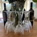 Set of 5 Crystal Wine Glasses