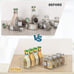 4 Pack Food Storage Organizer Bins