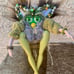 Green Long Legged Furby: one of a kind