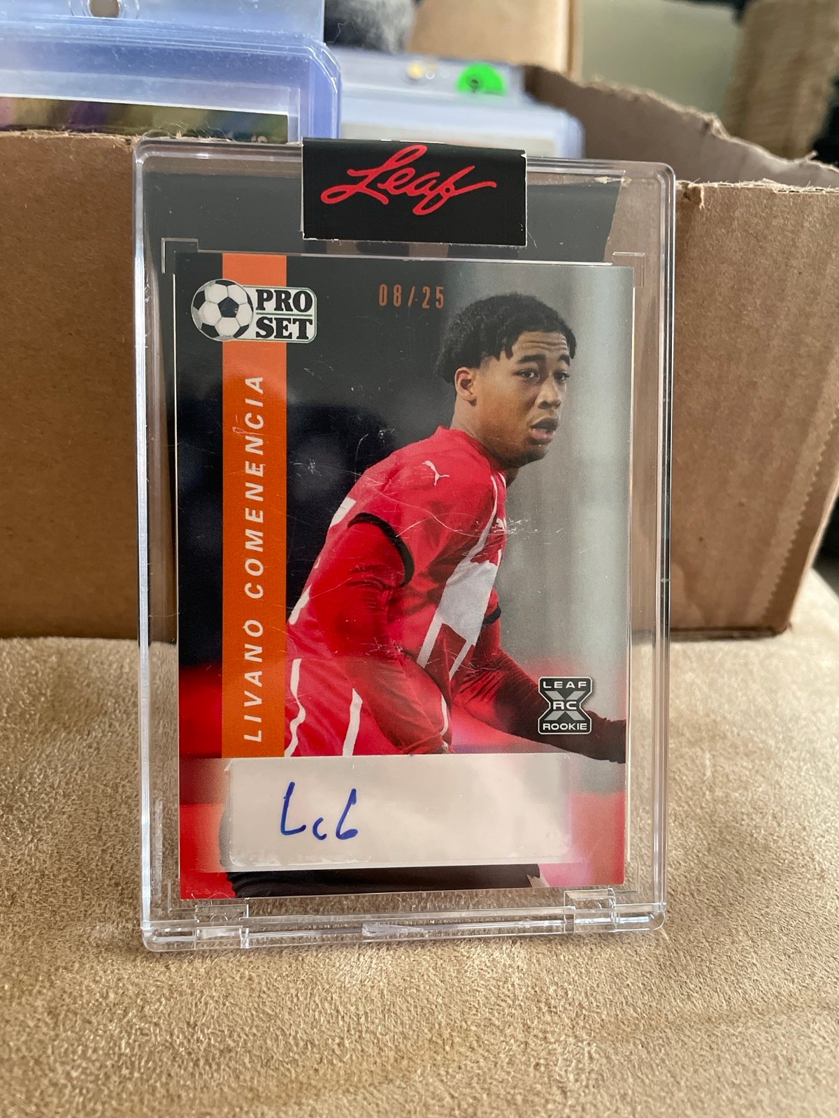 Liviano Comenencia 2022 Leaf ProSet Autograph #8/25 PS-LC1