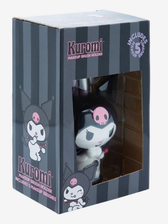 New Kuromi Makeup Brush Holder Set