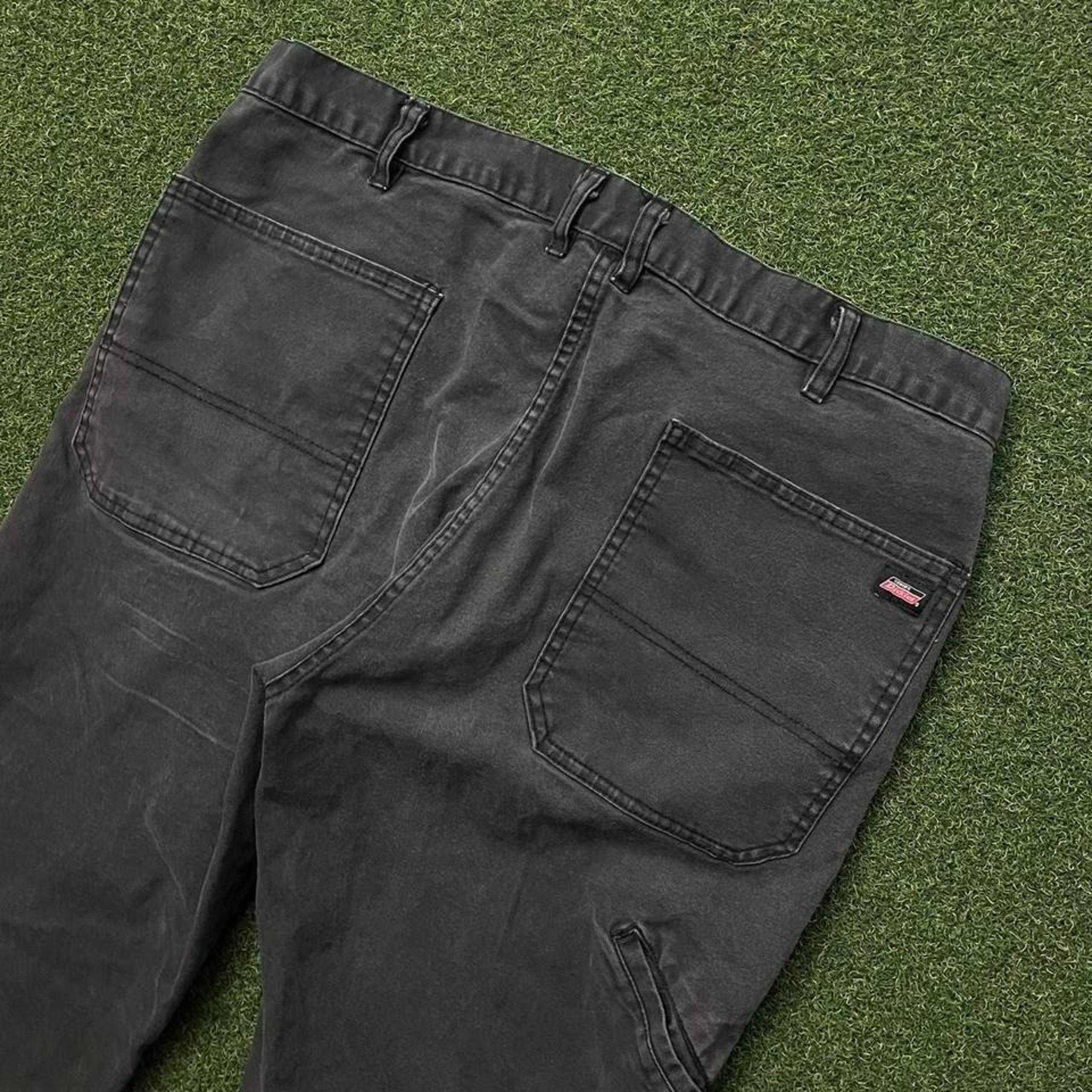 Dickies Washed Distressed Black Pants