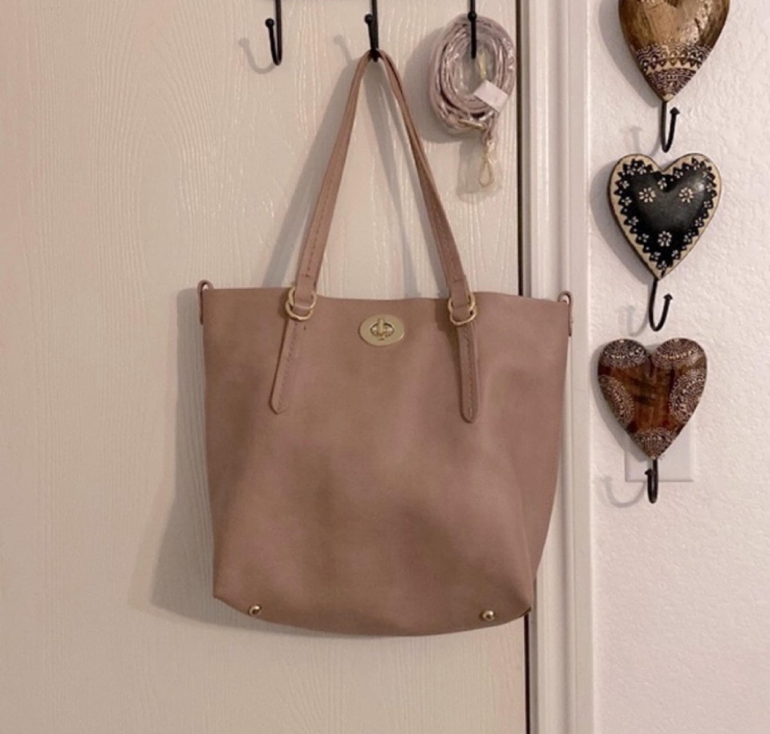 Charming Charlie's Pink Purse w/Strap