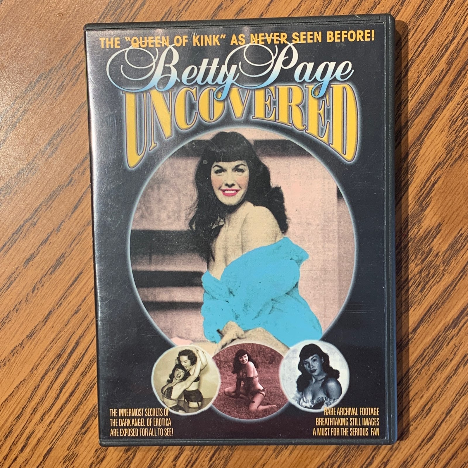 Betty Page Uncovered - Rare Koch Vision DVD