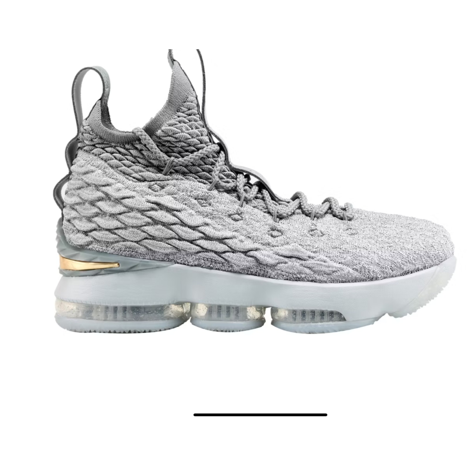 5Y Nike LeBron 15 'City Edition' Wolf Gray 922811-005 (GS) Basketball Shoes rare