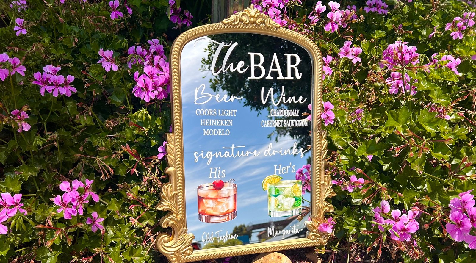 Wedding Bar Menu - Customized