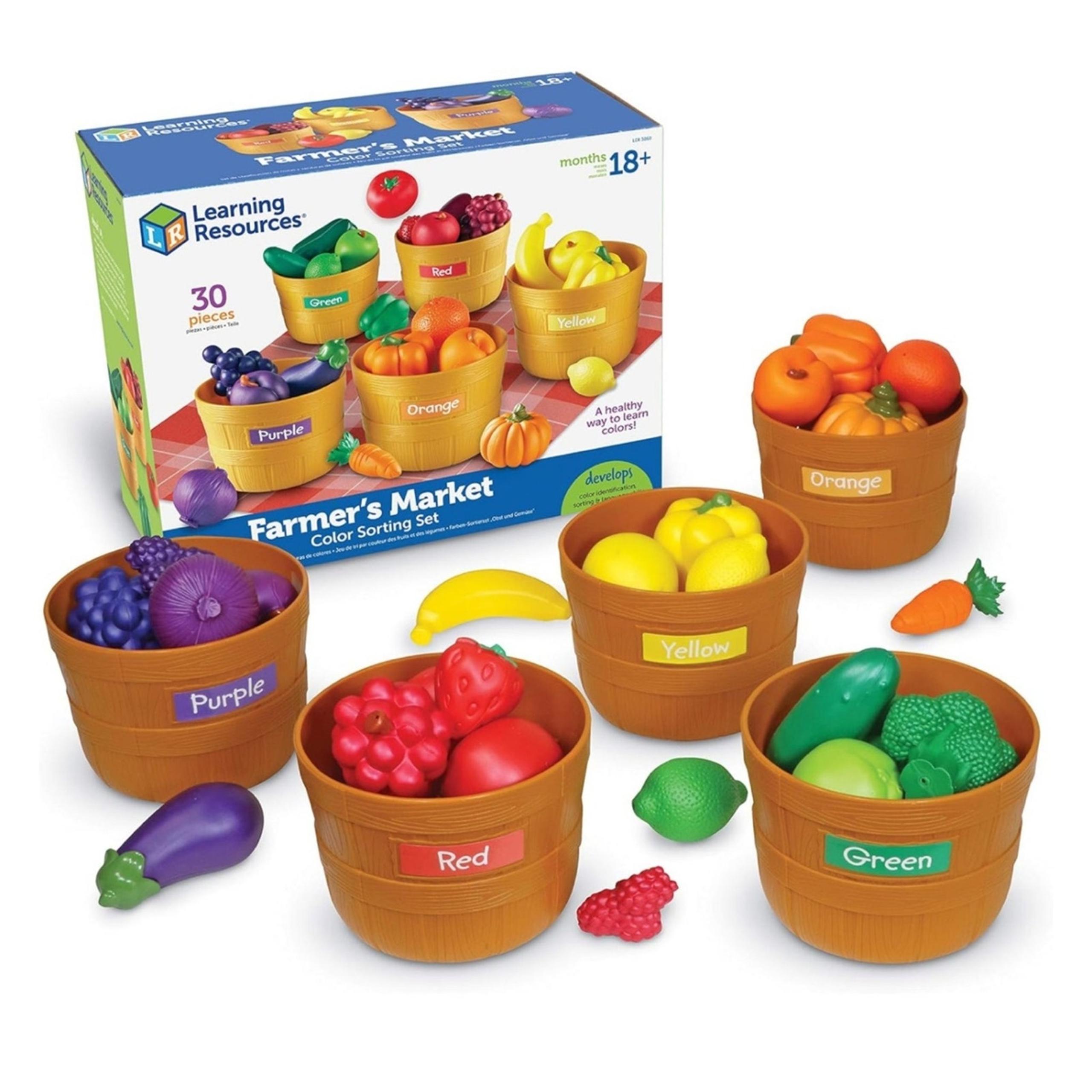 Learning Resources Farmer's Market Color Sorting Set