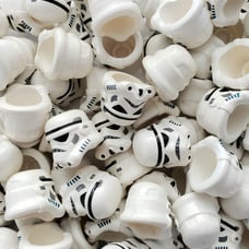 Lot of 10 Lego Star Wars Old Stormtrooper Helmets 10188 9489 7667 10212 8087