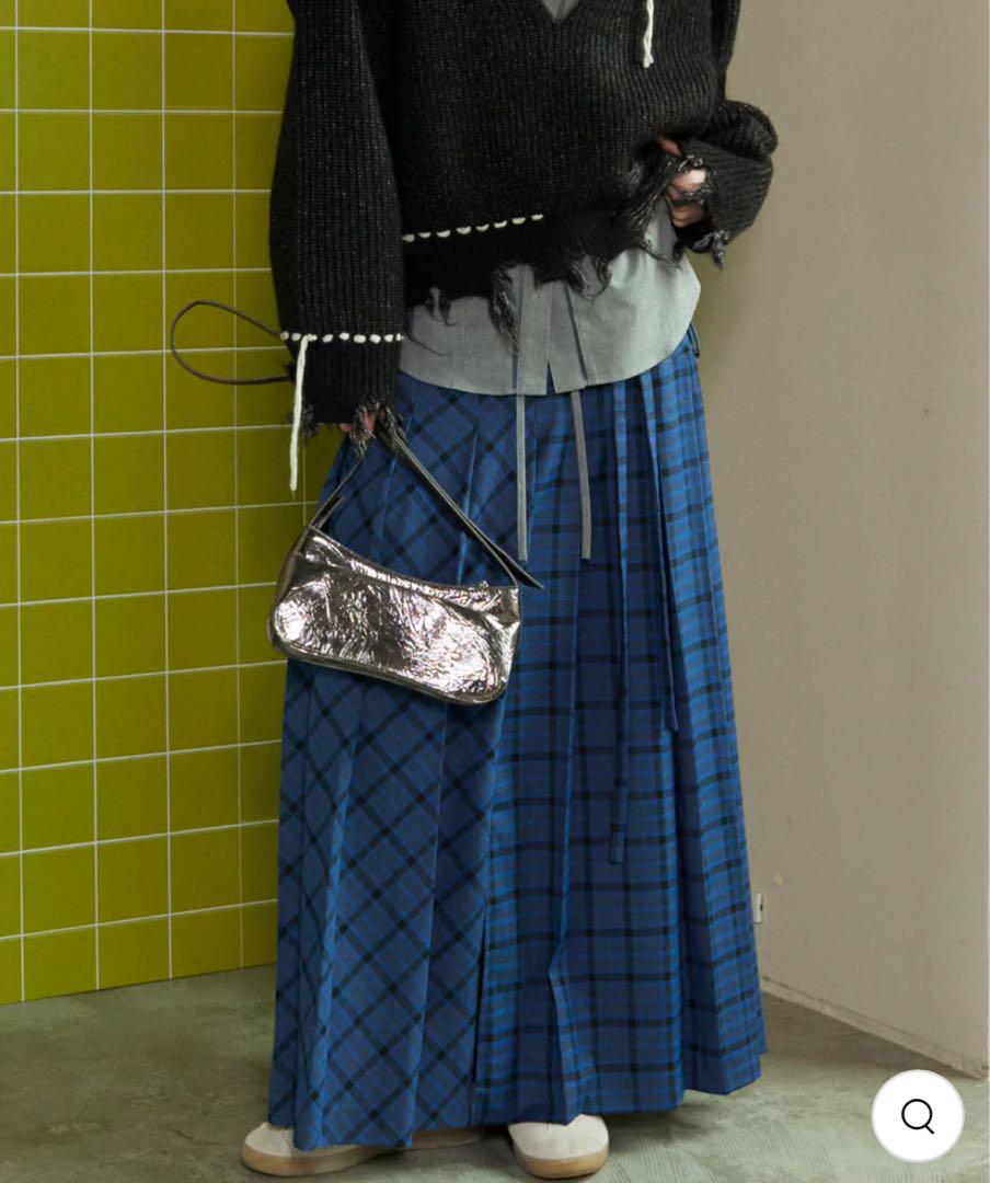 【Brand New, Unused】Maison Special ★ Low-Waist Maxi Pleated Skirt ★ Size 38