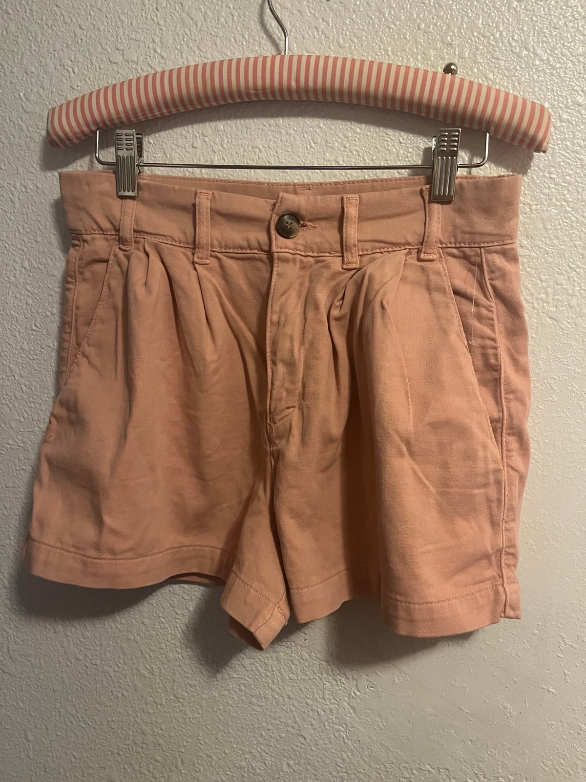 New Free People Pink Khaki Shorts Size 0