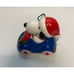 Bundle Of 3 Vintage Peanuts Ornaments - VW Snoopy, Snoopy, Woodstock -60s/70s