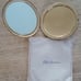 Vintage compact case with pouch