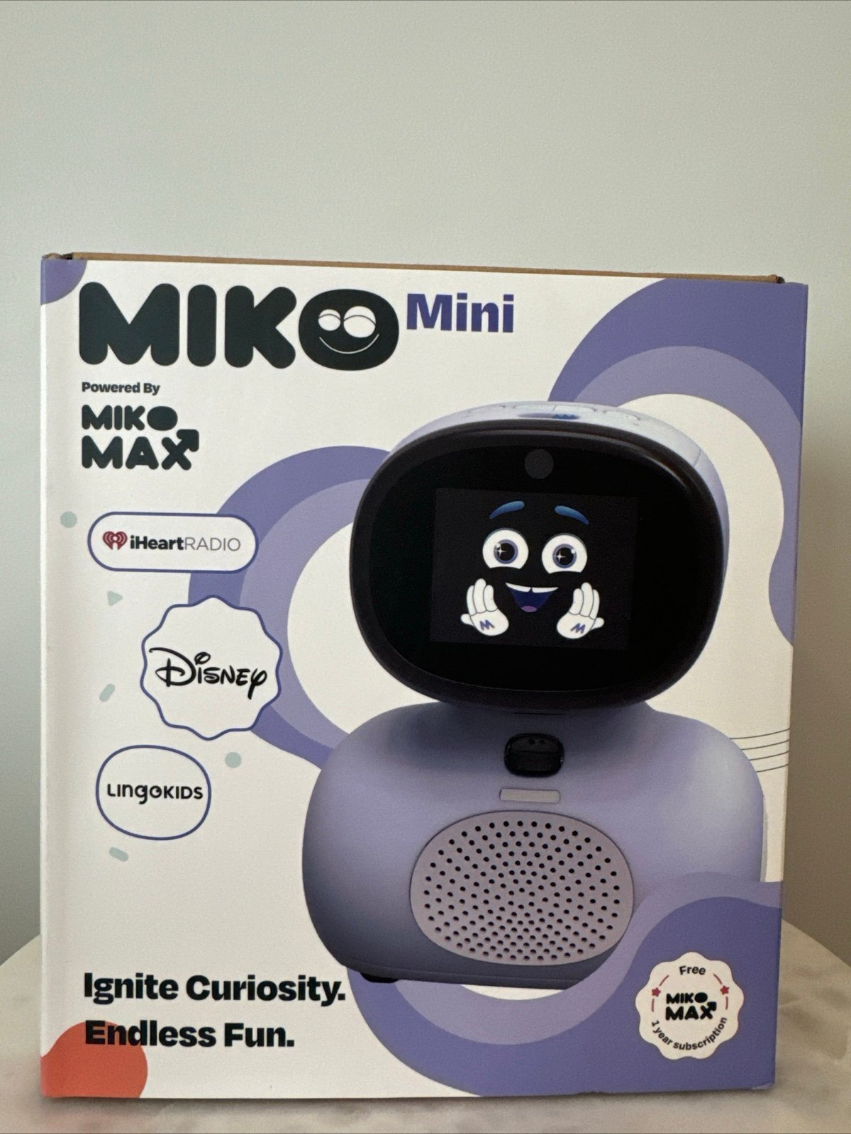 Miko Mini - Purple: AI Robot for Kids Fosters STEM Learning & Education NEW