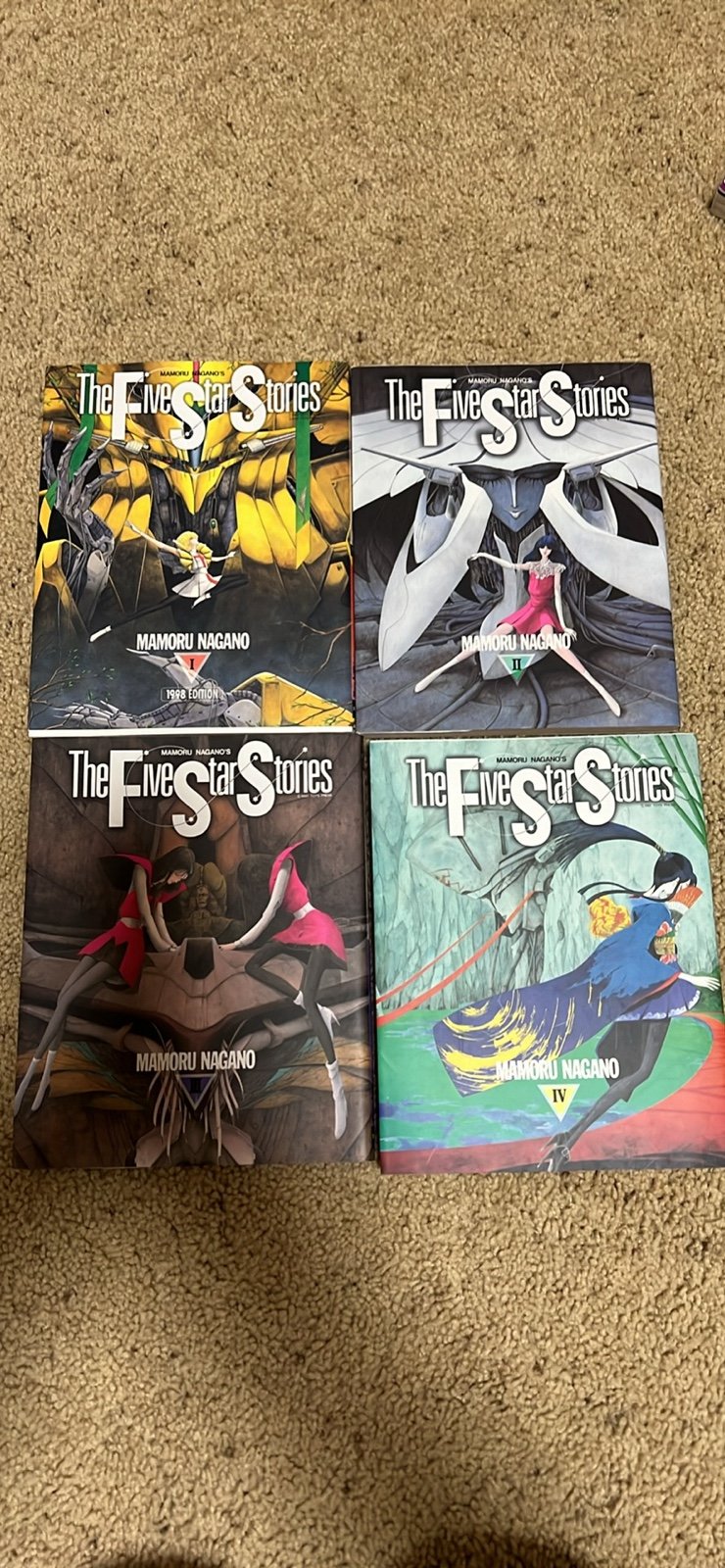 The Fiive Star Stories 1-4 by Mamoru Nagano