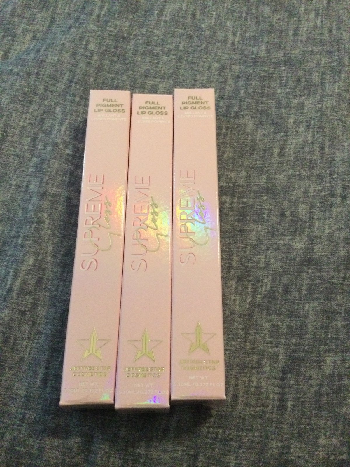 Jeffree Star Liquid Supreme Gloss set of 3