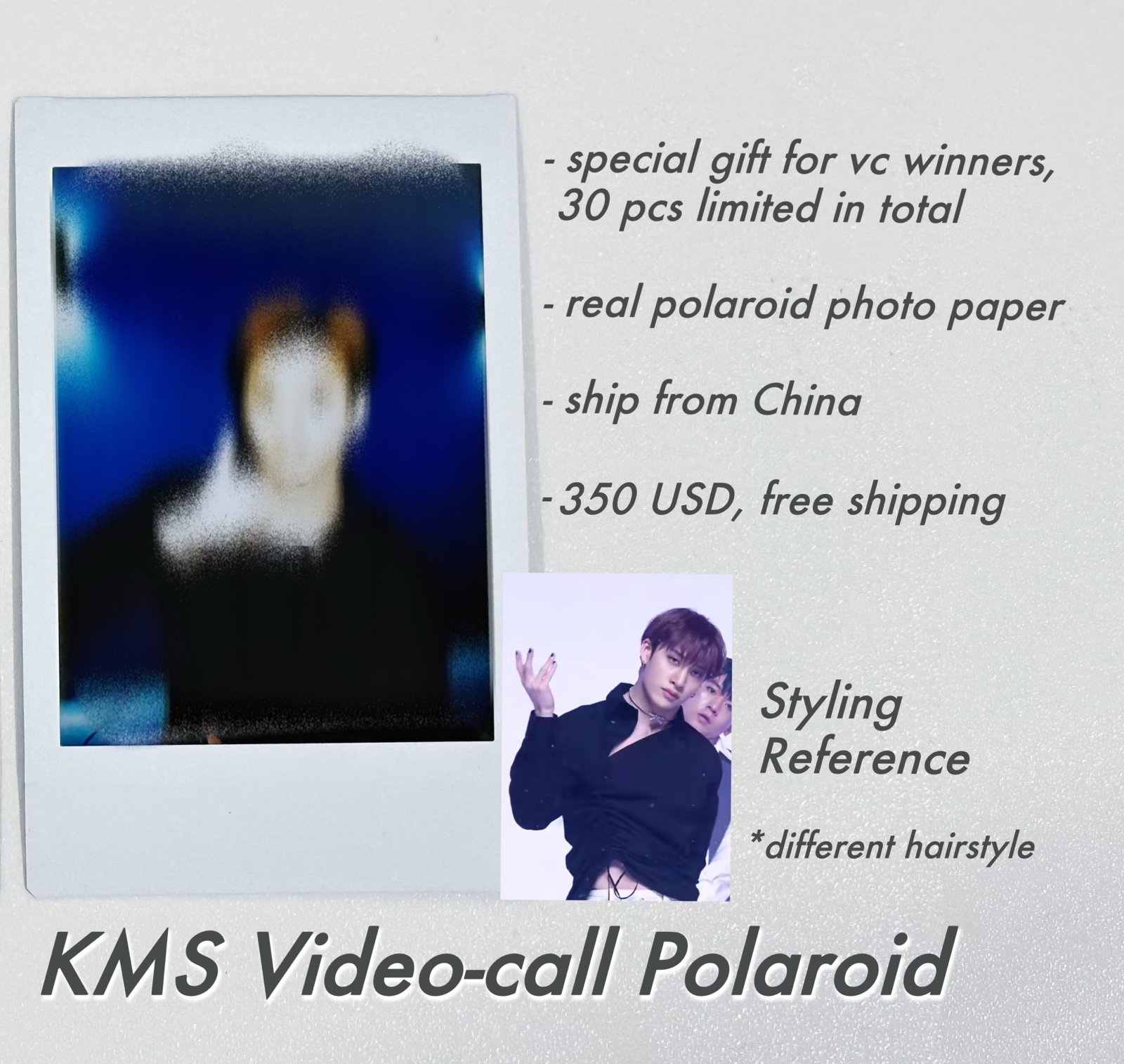straykids BangChan rare Polaroid
