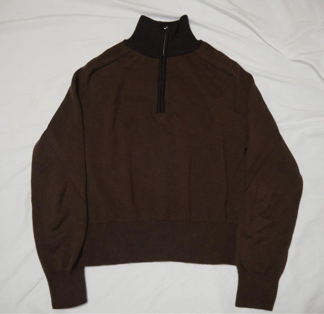 FRANK STRUCTURED HAIF-ZIP KNIT SWEATER – VUJA DÉ