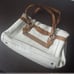 Coach White Leather Purse
