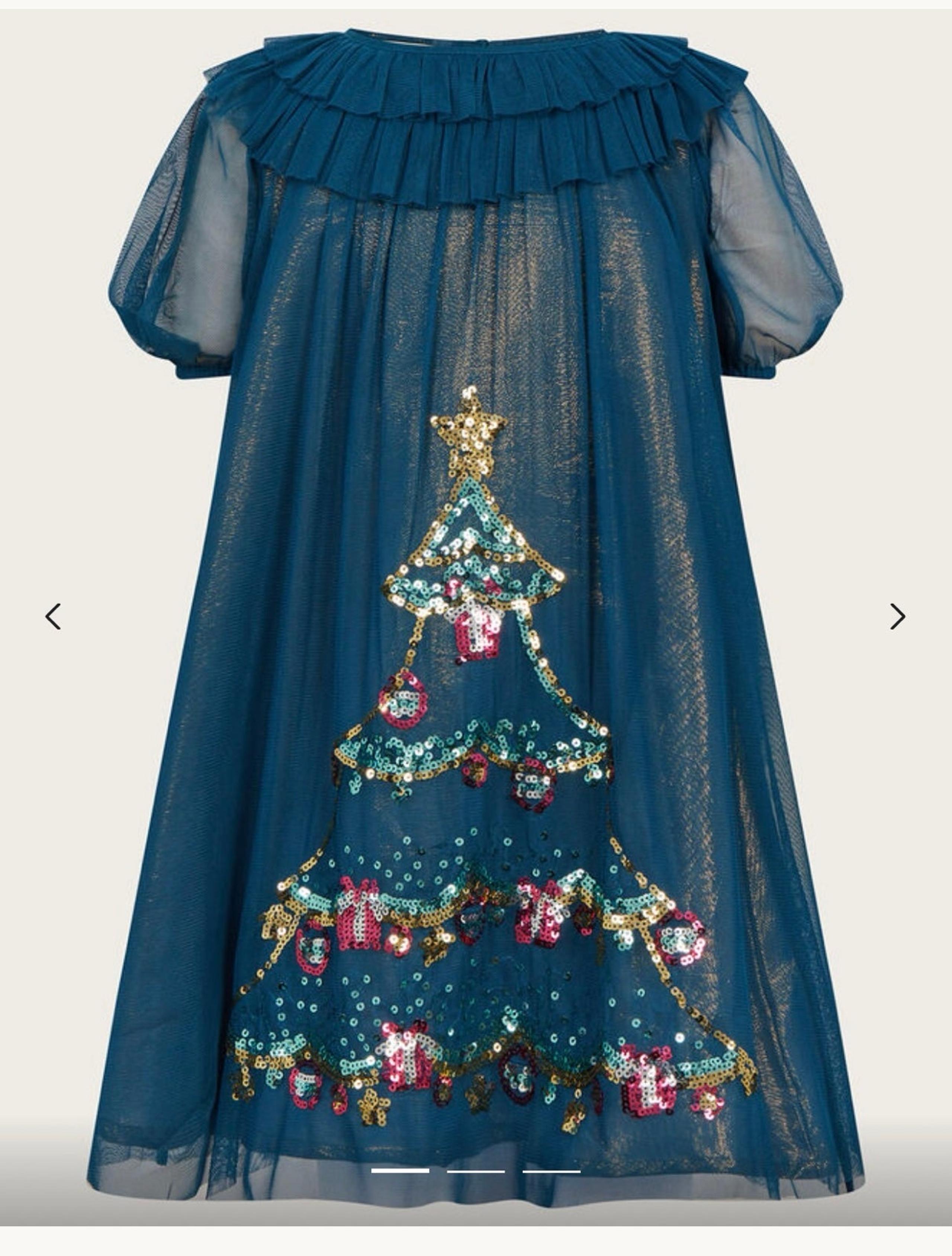 NWT Monsoon Christmas dress girl size 5T