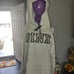 NWT Victoria Secret PINK  Hoodie & Skinny Jogger. Heather Gray. Size LARGE.