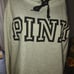 NWT Victoria Secret PINK  Hoodie & Skinny Jogger. Heather Gray. Size LARGE.
