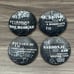 Set Of 4 Williams-Sonoma Black Vineyard Slate Appetizer Plates Wine Themed