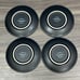 Set Of 4 Williams-Sonoma Black Vineyard Slate Appetizer Plates Wine Themed