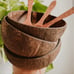 4 Coconut Bowl + 4 Free Coconut Spoons
