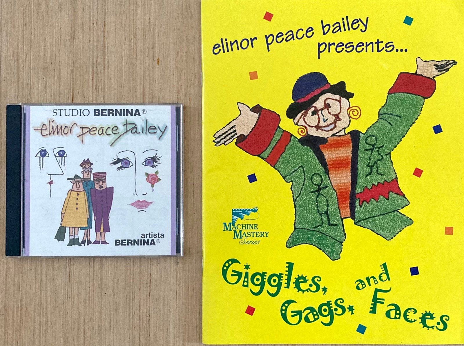 Studio Bernina Elinor Peace Dailey Embroidery Design Card and Book Artista