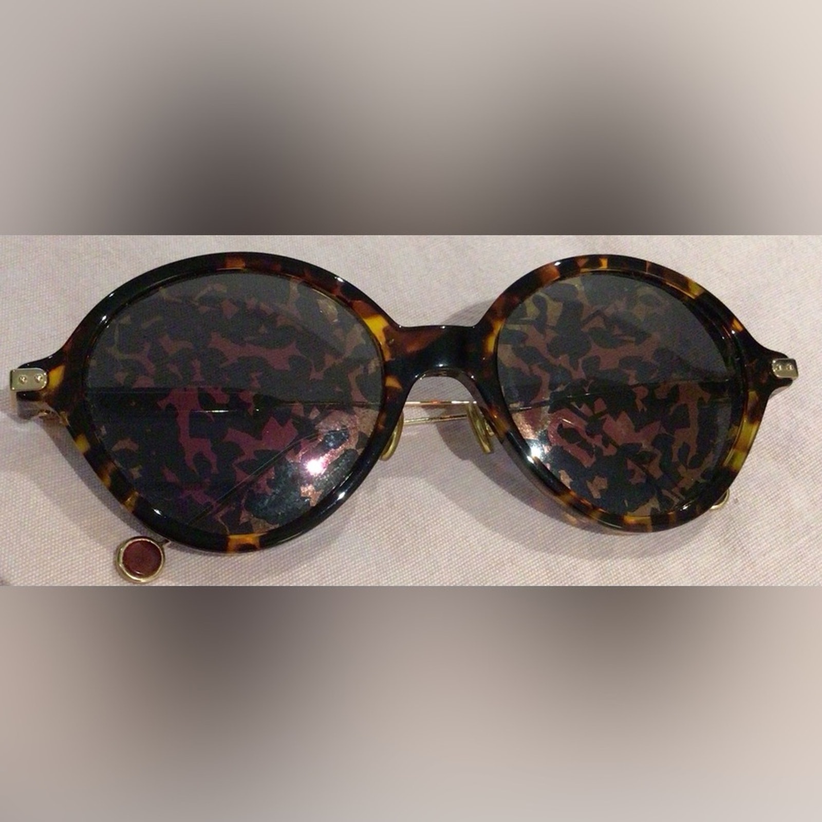 Christian Dior Umbrage Mirror Round Sunglasses