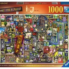 NEW Ravensburger Colin Thompson Awesome Alphabet I & J 1000 Pc Puzzle