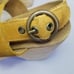 Free People Suede Park Circle Platform Buckle Round Toe Chunky Wood Clogs in Tan