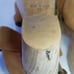 Free People Suede Park Circle Platform Buckle Round Toe Chunky Wood Clogs in Tan