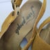 Free People Suede Park Circle Platform Buckle Round Toe Chunky Wood Clogs in Tan