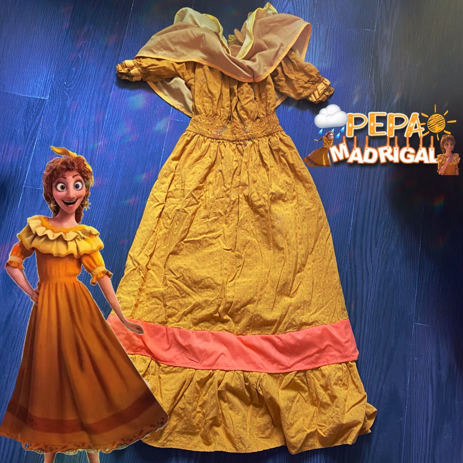 Pepa Madrigal Cosplay Dress